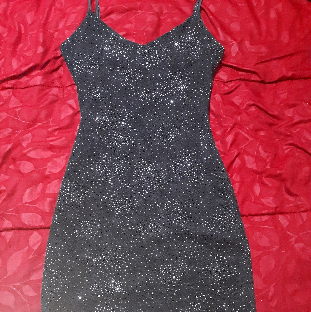 Little black mini dress